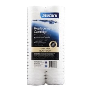 Stefani 50 Micron 250mm Heavy Duty Universal Replacement Filter - Twin Pack [PPG-5010TP]
